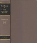 Cover of: Handbook of Latin American Studies, Vol. 58: Humanities (Handbook of Latin American Studies)