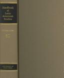 Cover of: Handbook of Latin American Studies, Volume 60: Humanities (Handbook of Latin American Studies)