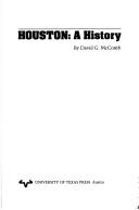 Cover of: Houston, a history