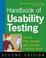 Cover of: Handbook of Usability Testing