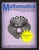 Cover of: Mathematics for Elementary Teachers: A Contemporary Approach, Eighth Edition Binder Ready Version