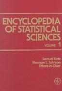 Cover of: 9 Vol. Set, Encyclopedia of Statistical Sciences