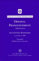 Cover of: Original Pronouncements: 1995-96 : Accounting Standards As of June 1, 1995 : Fasb Statements of Standards