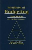 Cover of: Handbook of Budgeting: 1996 Cumulative Supplement