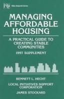 Cover of: Managing Affordable Housing: A Practical Guide to Creating Stable Communities 1997 Supplement (Nonprofit Law, Finance, and Management Series)