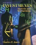 Cover of: Investments by Charles P. Jones