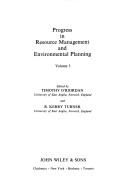 Cover of: Progress in Resource Management and Environmental Planning