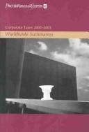 Worldwide Summaries 2002-2003 by Price Waterhouse Coopers