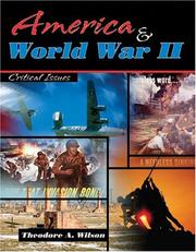 Cover of: America and World War II: critical issues