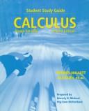 Cover of: Student study guide to accompany Calculus single variable by Beverly K. Michael