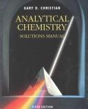 Cover of: Analytical Chemistry, 5th Edition Solutions Manual