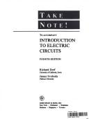 Cover of: Take Note!  (To Accompany Introduction to Electronic Circuits 4th Edition) by Richard C. Dorf, James A. Svoboda