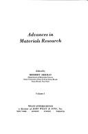 Cover of: Experimental Methods of Materials Research (Advances in Materials Research)