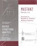 Cover of: MASTAN2 software