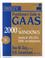 Cover of: Wiley Practitioner's Guide to Gaas 2000 for Windows