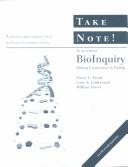Cover of: Take Note! to Accompany Bioinquiry: Making Connections in Biology