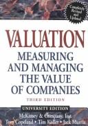 Cover of: Valuation, Textbook and Workbook by McKinsey and Company., Tom Copeland, Tim Koller, Jack Murrin