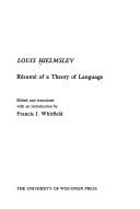 Resume of a Theory of Language by Louis Hjelmsley
