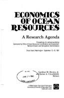 Cover of: Economics of Ocean Resources by Gardner Mallard Brown