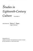 Cover of: Studies in Eighteenth-Century Culture. (Studies in Eighteenth-Century Culture) by Harry C. Payne