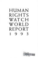 Cover of: Human Rights Watch World Report 93 | Human Rights Watch