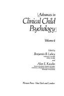 Cover of: Advances in Clinical Child Psychology (Volume 4) (Advances in Clinical Child Psychology) by 