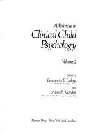 Cover of: Advances in Clinical Child Psychology: Volume 2 (Advances in Clinical Child Psychology)