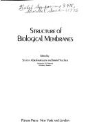 Cover of: Structure of Biological Membranes