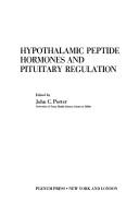 Cover of: Hypothalamic Peptide Hormones and Pituitary Regulation (Advances in Experimental Medicine & Biology)