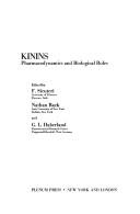 Cover of: Kinins I:Pharmacodynamics and Biological Roles by Nathan Back
