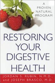 Cover of: Restoring Your Digestive Health by Jordan Rubin. N.M.D., Joseph Brasco