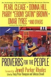 Cover of: Proverbs For The People by Jewell Parker Rhodes