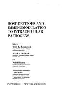 Cover of: Host Defenses and Immunomodulation to Intracellular Pathogens (Advances in Experimental Medicine & Biology)