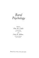 Rural Psychology by Alan W. Childs