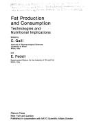 Cover of: Fat production and consumption: technologies and nutritional implications