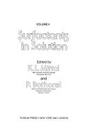 Cover of: Surfactants in Solution: Volume 4 (Surfactants in Solution, Vol. 4)
