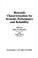 Cover of: Materials Characterization for Systems Performance and Reliability (Sagamore Army Materials Research Conference//Proceedings)