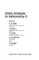 Cover of: Data analysis in astronomy II