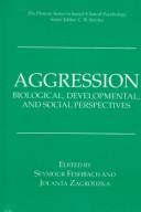 Cover of: Aggression by Seymour Feshbach