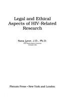 Legal and Ethical Aspects of Hiv-Related Research (The Language of Science) by Emmanuelle E. Wollmann