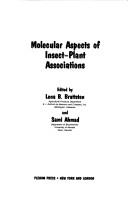 Cover of: Molecular Aspects of Insect--Plant Associations