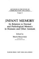 Infant Memory:Its Relation to Normal and Pathological Memory in Humans and Other Animals (Contemporary Topics in Immunobiology) by Morris Moscovitch