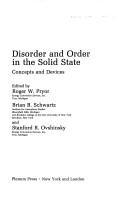 Cover of: Disorder and Order in the Solid State by 