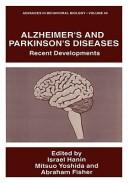 Cover of: Alzheimer's & Parkinson's Diseases: Recent Developments: Proceeding of the 3rd Intl Conf: Basic & Therapeutic Strategies/Chicago Nov 1993
