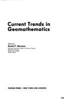 Cover of: Current Trends in Geomathematics (Computer Applications in the Earth Sciences)