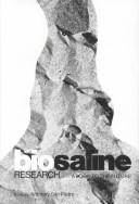 Biosaline research by International Workshop on Biosaline Research (2nd 1980 La Paz, Mexico)