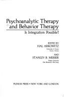 Psychoanalytic therapy and behavior therapy cover