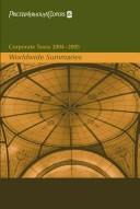 Cover of: Corporate and Individual Taxes 2004-2005 Worldwide Summaries