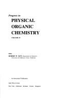 Cover of: Progress in physical organic chemistry.