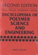 Cover of: Index Volume, Encyclopedia of Polymer Science and Engineering, 2nd Edition by 